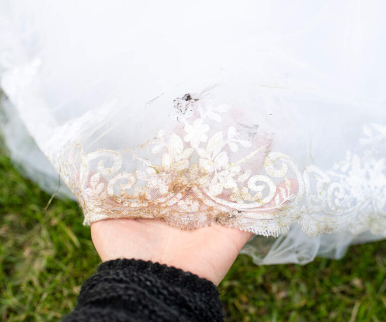 5 Common Stains on Wedding Gowns (and How to Remove Them Safely)